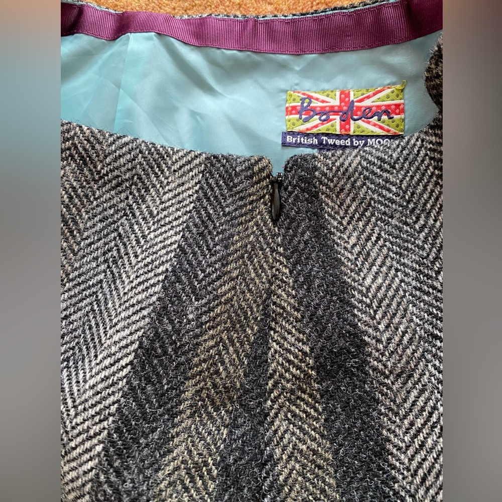 BODEN British Tweed by Moon Skirt, size 10R US - Picture 4 of 4